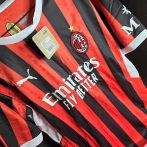 Puma AC Milan Red and Black Jersey